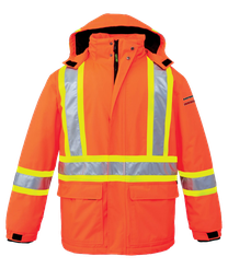 Eastern Ontario Ready Mix - L01250 parka haute visibilité unisexe (ORANGE) - BR. 13370 (MG)